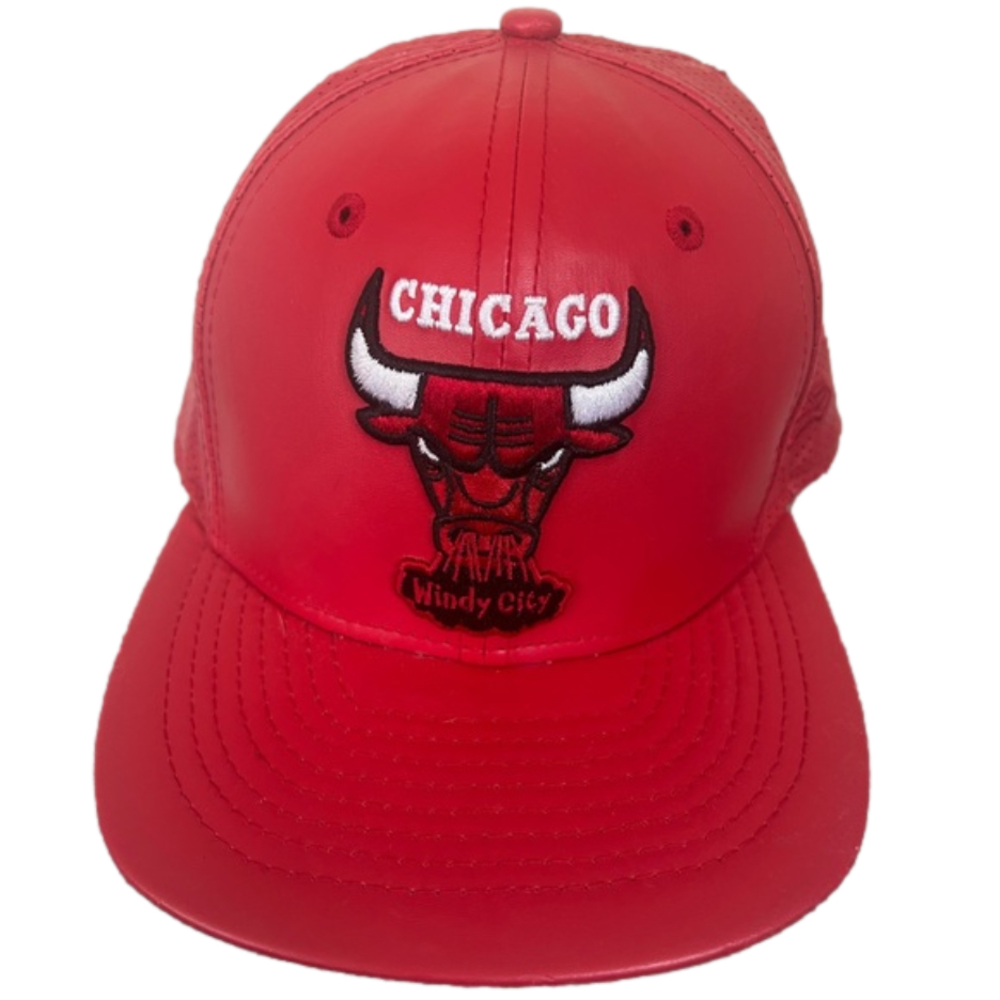 Chicago Bulls New Era 9Fifty original fit Hat strapback, red one size